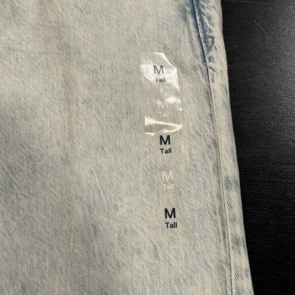 NWOT GAP High Rise Tall Baggy Wide Leg Lightwash Ultrasoft Denim Jeans Sz Medium - Picture 8 of 15